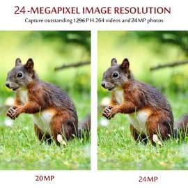 Folgtek Trail Camera Hunting Game Camera 32MP 1296P H.264 Night Vision Sound Recording, 120° Wide Angle Motion Detection 0.1s Trigger Time IP66 Waterproof for Wildlife, Farm Security