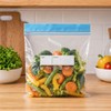 50 sacchetti per congelatore con chiusura a cerniera, sacchetti per