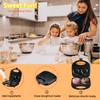 Lifeeverkeep Mini Donut Maker Machine for Kid-Electric Non-Stick Surface Makes