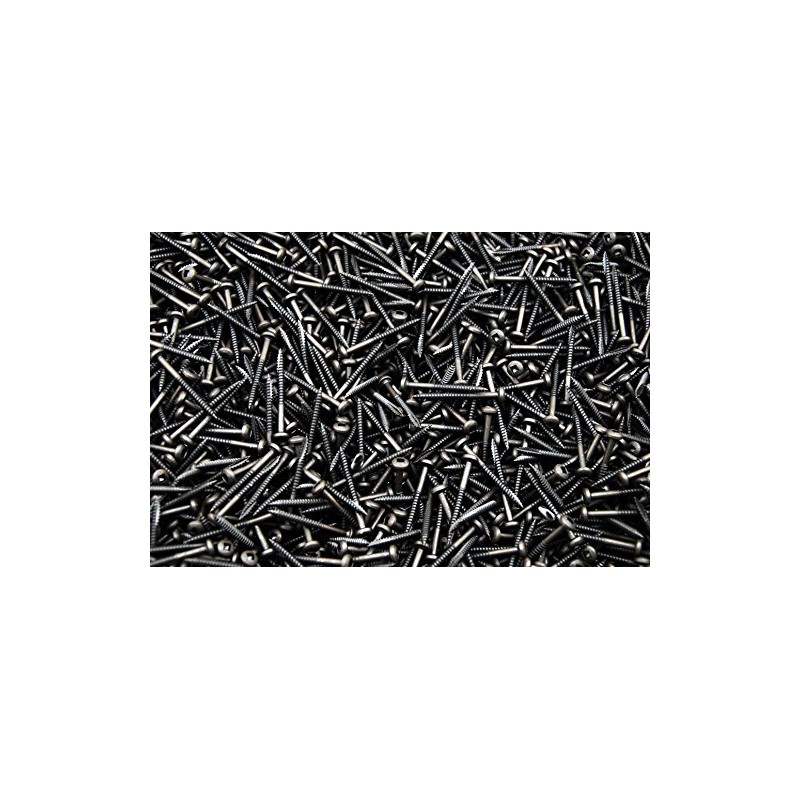 (1000) Square Drive Pan Head 6 x 1-1/2 Fine Face