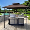 SCOCANOPY Replacement Canopy Grill BBQ Gazebo Roof Top, for Gazebo