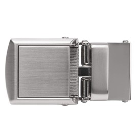 SlideBelts Skinny Ratchet Belt Buckle - Skinny Silver