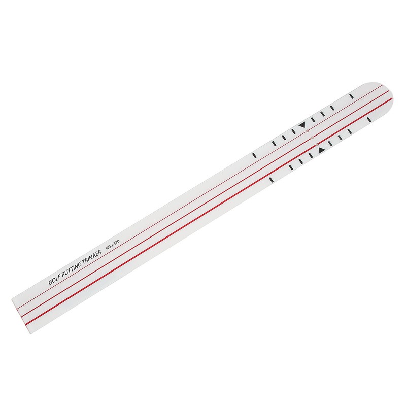 Golf Putting Mat Acrylic Accurate Scale Line Portable Double Sided