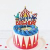 Circus Happy Birthday Cake Toppers Carnival Themed Birthday Party Decorations