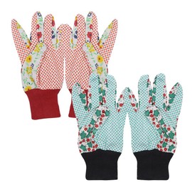 ieron 2 Pairs Gardening Gloves for Women, Non-Slip Gardening Gloves with Handle, Blackberry Proof Garden Protection Gloves, Breathable Thorn-Proof Gardening Gloves for Yard/Farm/Gardening