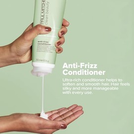 Paul Mitchell Clean Beauty Anti-Frizz Conditioner, Fórmula Ultra Rica, Mejora la Elasticidad, Para Cabello Texturizado y con Frizz, 250 ml