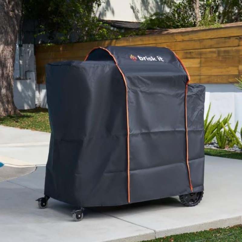 Pellet Grill & Smoker All-Weather Protective Cover, Brisk It Origin-580