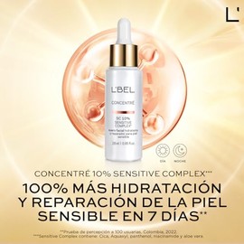 L'BEL - Concentré Suero Facial Reparación Piel Sensible 10% Sensitive Complex* 28ml