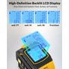 TEPU Laser Tape Measure 4-in-1, 197FT Laser Distance Meter with