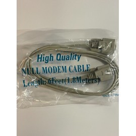 Null Modem DB9 Serial Cable Male to Female RS-232 Data