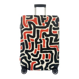 Meetravel Luggage Covers For Suitcase Tsa Approved,Suitcase Cover Protector Fit 26-28 Inch Luggage,Washable Elastic Stretchy Anti-scratch Luggage Sleeve