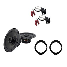Harmony Audio Compatible with 2006-12 Chevy HHR HA-R65 6.5" New Front Door Replacement 300W Speakers with HA-823006 6.5" 6.75" Speakers Adapter and HA-724568 Factory Speaker Replacement Harness