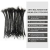 0.4cm Width Dreadlock Extensions 12 Inch 30 Strands 100% Permanent