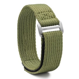 watchdives Nylon Watch Strap, Velcro Fasteners, One Piece Watch Strap 20 mm 22 mm, Sports Watch Straps for Men and Women, Nylon