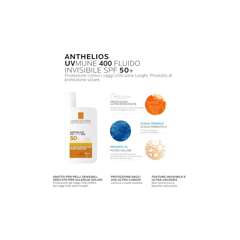 La Roche-Posay Anthelios UVMune 400 Fluid SPF50+ [2er-Pack] x 50