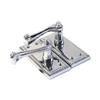 Haven Heritage Door Handle Polished Chrome Georgian Scroll Style Latch
