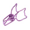 100pcs Cat Binder Clips Cute Cartoon Strong Clamping Force Metal