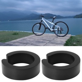Create idea 8PCS 22.2mm Open Type Rubber Reducer Shim for 31.8mm Bicycle Handlebar Adapter or Mount Compatible with Bike Computer Mounts Bottle Holders