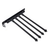 Stainless Steel Swivel Towel Hanger Holder Black Rotating Movable Towel