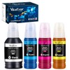 Valuetoner Botellas de Tinta Compatible para Epson 544 T544 para