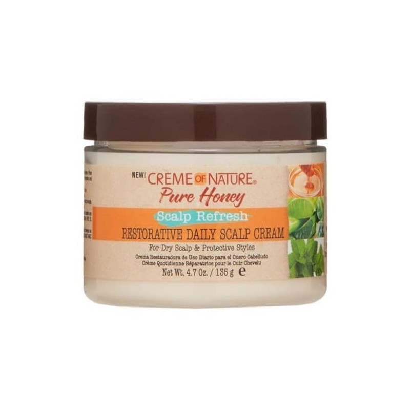 Creme of Nature Pure Honey Scalp Refresh Restorative Daily Moisturizing
