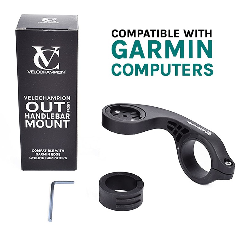 VeloChampion Out Front GPS-Computer-Lenkerhalterung, kompatibel mit Garmin 130/530/540/820/830/840/1030/1040 und Edge