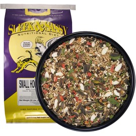SLEEK & SASSY Small Hookbill Bird Treat for Lovebirds, Cockatiels, Quaker Parrots & Small Conures (20 lbs.)