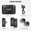 Neewer Micrófono Lavalier Inalámbrico P/ 15 Pro Max S24 S23