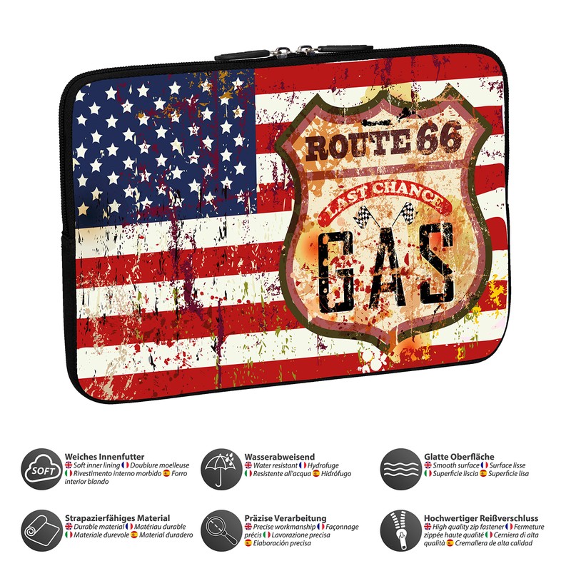 PEDEA Laptop Bag Case Design Sleeve for 13.3 inch, Stars