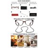 OCCI CHIARI 1.5 Reading Glasses Women Durable Reader 150(1.0 1.5