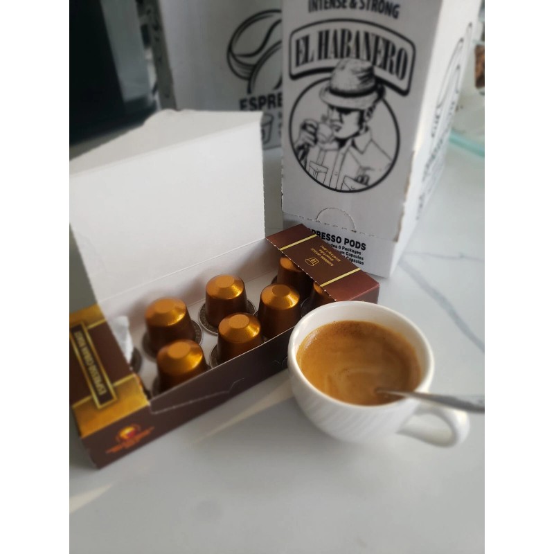 El Habanero 60 pods espresso coffee