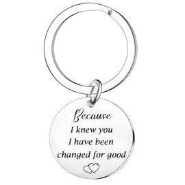 Tihnvk Friend Keychain Long Distance Friendship Keychain Birthday Christmas Graduation Gift for Friends