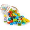 BLOKO - 100 Tube of 2 3D Figures Family -
