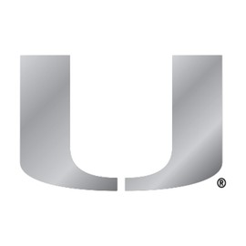 Craftique Miami Decal (SIL U Decal (3''6''12''), 3 in)