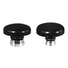 Motorcycle Front Axle Nut Caps Compatible for Harley Touring Street
