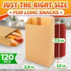 120 Pcs Brown Lunch Bags - Small Brown Paper Bags