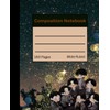 Borahae Themed 160pages Wide Ruled Composition Notebook