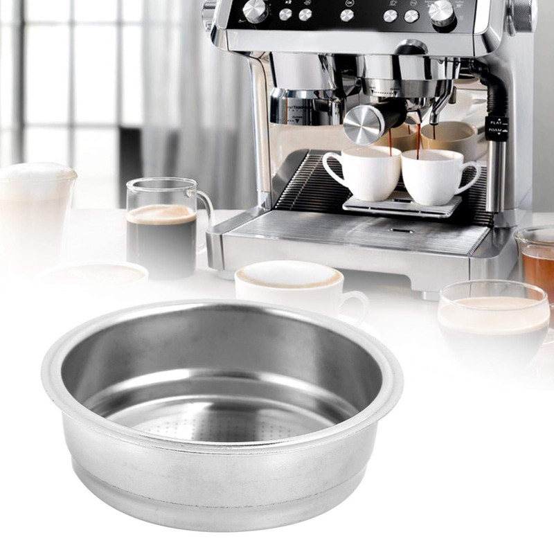 Coffee Filter Basket Stainless Steel Strainer, Cup 51mm Single Layer