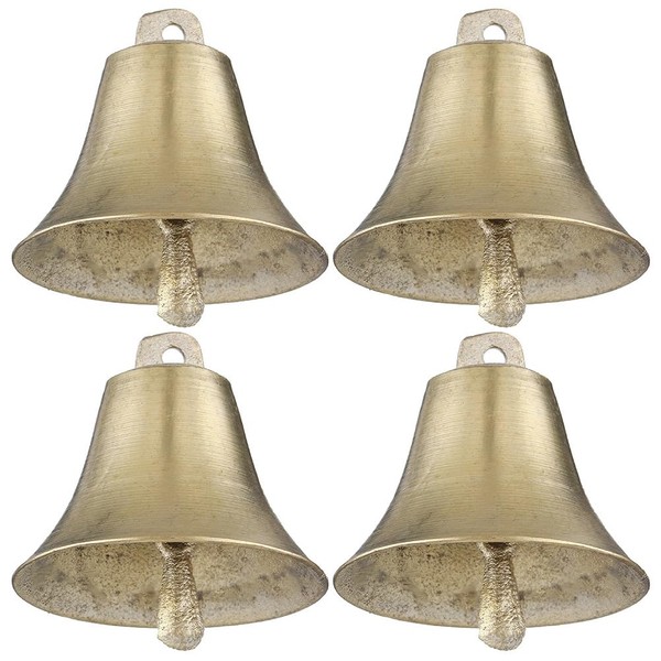 4pcs Cow and Sheep Bells Retro Bells Bell for Farming