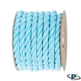 Paracord Planet Twisted Cotton Rope - Choose from 5 Sizes & 24 Colors - Lengths Range from 10'-100' Hanks & 300'-600' Spools