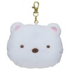 K-Company Sumikko Gurashi Face Pass Case, Shirokuma CPC1-SG-SK H1.4 x