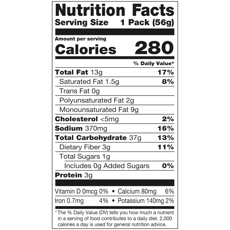 Late July Snacks, Nacho Cheese Tortilla Chips, 2-oz. Bag (Pack