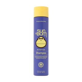Sun Bum Blonde Purple Shampoo - Cleanses and Prevents Dryness with Deep Moisturizing and Brightening Formula - Color Enhancing and Toning Treatment for Blonde Hair - Color Friendly - 10 oz