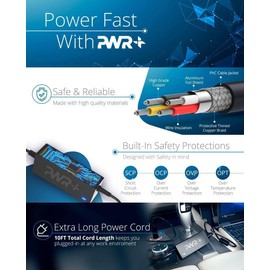 PWR+ Cargador Auto para HP Probook EliteBook Revolve Business Laptop: 250 450 455 640 645 650 745 820 840 850 G1 G2 G3 G4 G5 G6 Portátil 463958-001 609939-001 PA-1650-02HC PA-1900-18H2 741727-001