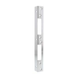 FEPS Lock Angle Strike Plate FE-RS003 Brushed Stainless Steel for Door Frame Strike Plate 25.00 x 2.50 x 2.50 cm