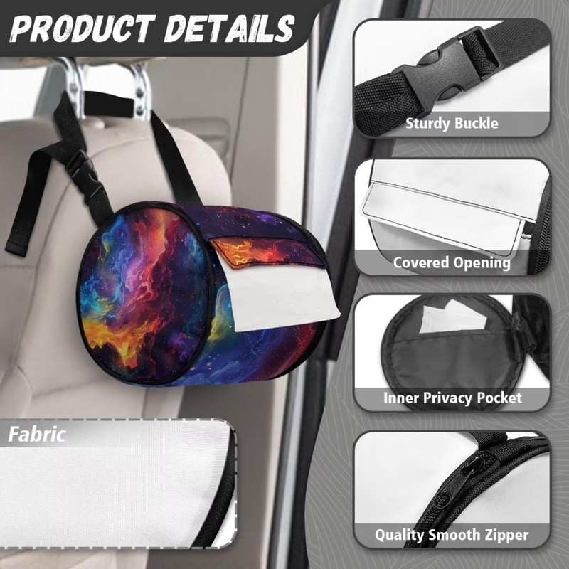 Hudotybom Hanging Toilet Paper Holder Galaxy Camping Paper Towel Holder