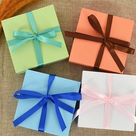 CC wonderland zone Satin Ribbon Black 91 m Long x 10 mm Wide Decoration Gift Ribbon Decorative Ribbon Fabric Ribbon for Wedding