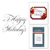 Spellbinders BetterPress Plates Bundle By Paul Antonio Copperplate Holiday Sentiments