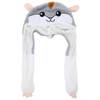 EXCEART Hat, Hamster, Movable Ears, Funny, Cosplay, Halloween, Headwear, Cap,