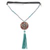 Gypsy Jewels Long Southwestern Style Faux Suede Leather Tassel Trendy